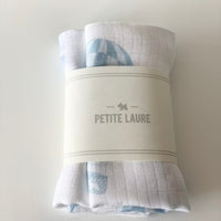 Petit Laure Hot Air Balloon Pack of Two Burp Cloths