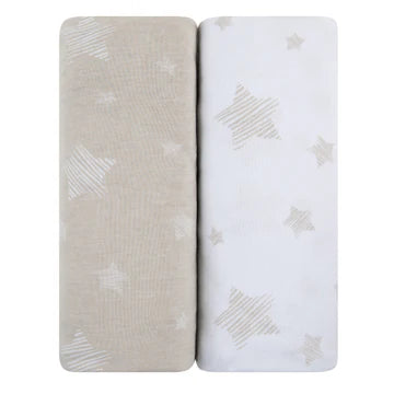 2 Pack Changing Pad Covers/Cradle Sheets