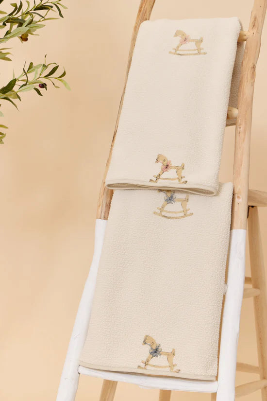 Sherpa Rocking Horse Blanket