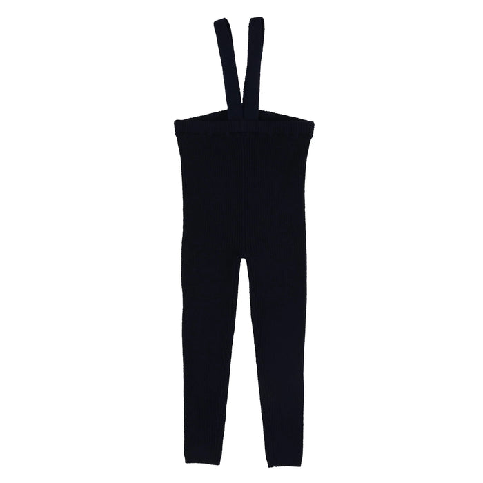 Home Garden  Printed Mockneck With Knit Suspender Leggings