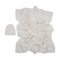 Knit Swaddle & Beanie Set