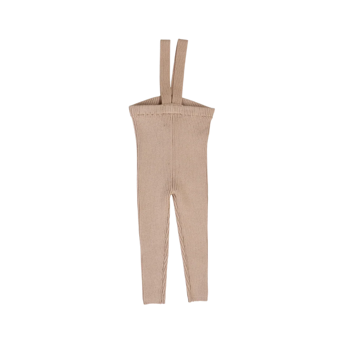 Daisy Floral Blouse With Knit Suspender Leggings
