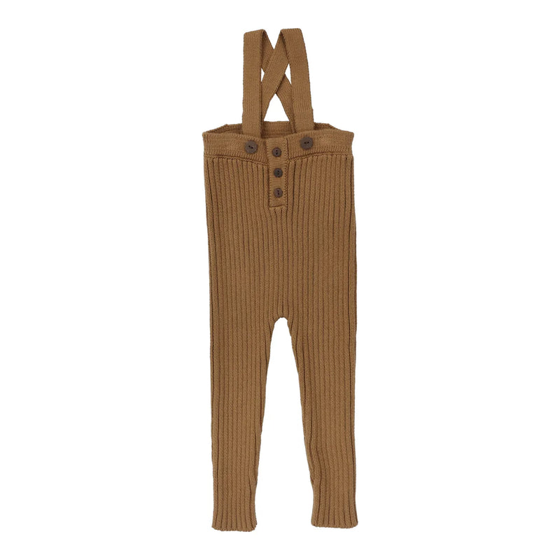 Rib Knit Overalls And Shrug