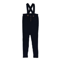 Rib Knit Overalls And Shrug