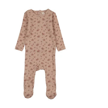 Garden Cluster Print Footie