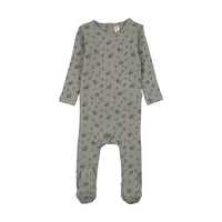 Garden Cluster Print Footie
