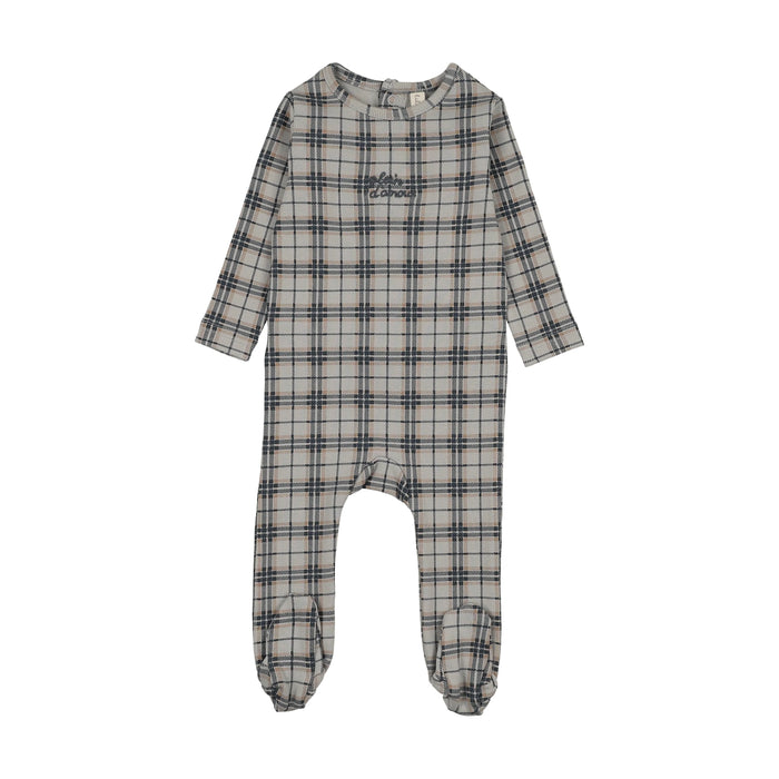 Tartan Print Footie