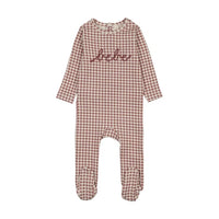 Gingham Bebe Footie