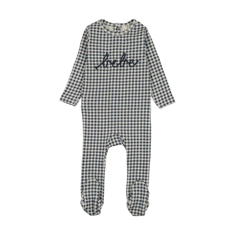 Gingham Bebe Footie