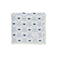 Bebe Organic Love Blanket Heart Motif