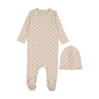 Berry Print Footie & Hat