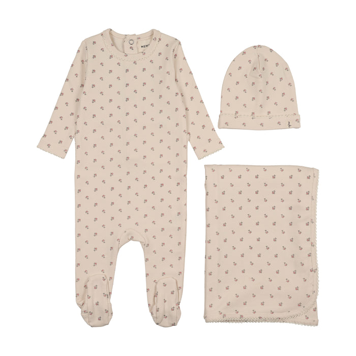 Berry Print Layette Set