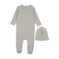 Berry Print Footie & Hat