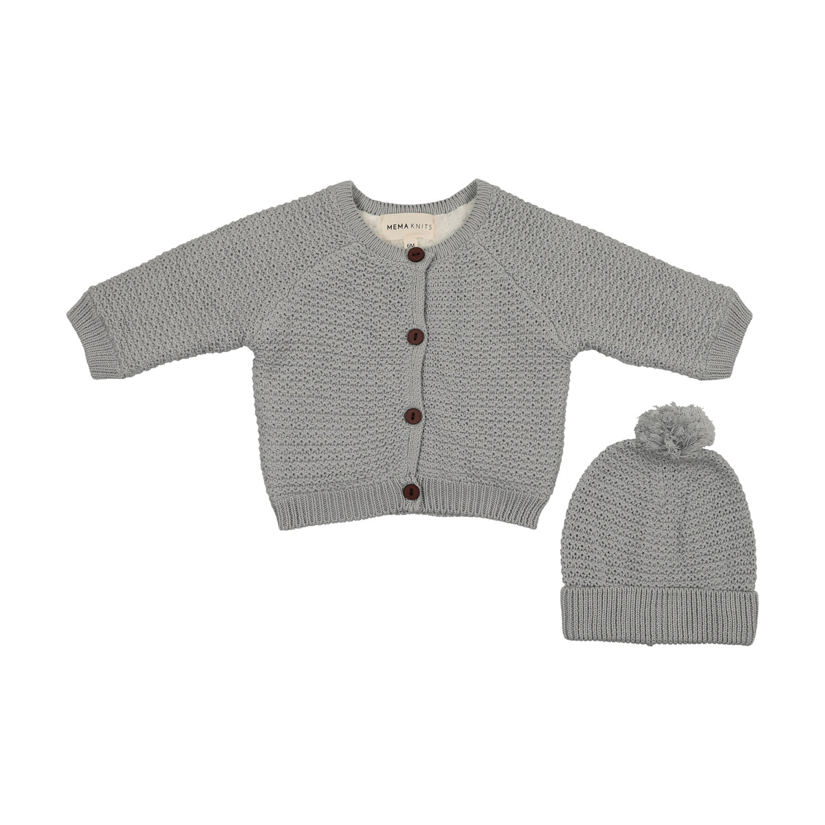 Knit Sherpa Lined Jacket + hat
