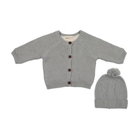 Knit Sherpa Lined Jacket + hat