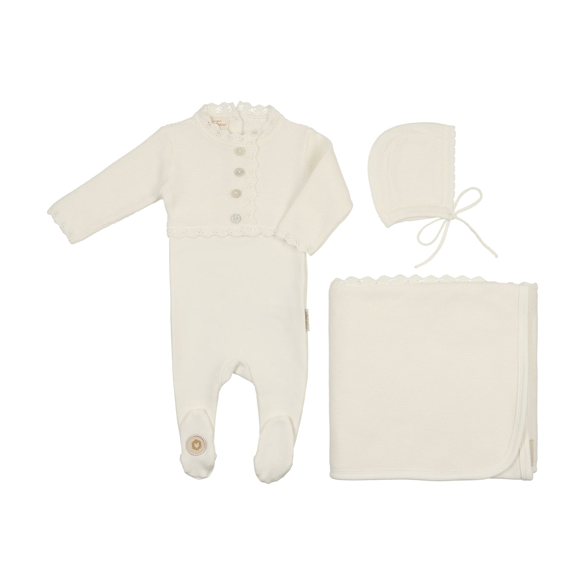 Mock Cardigan Layette Set