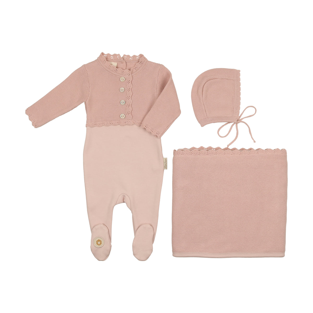 Mock Cardigan Layette Set