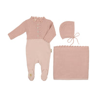 Mock Cardigan Layette Set