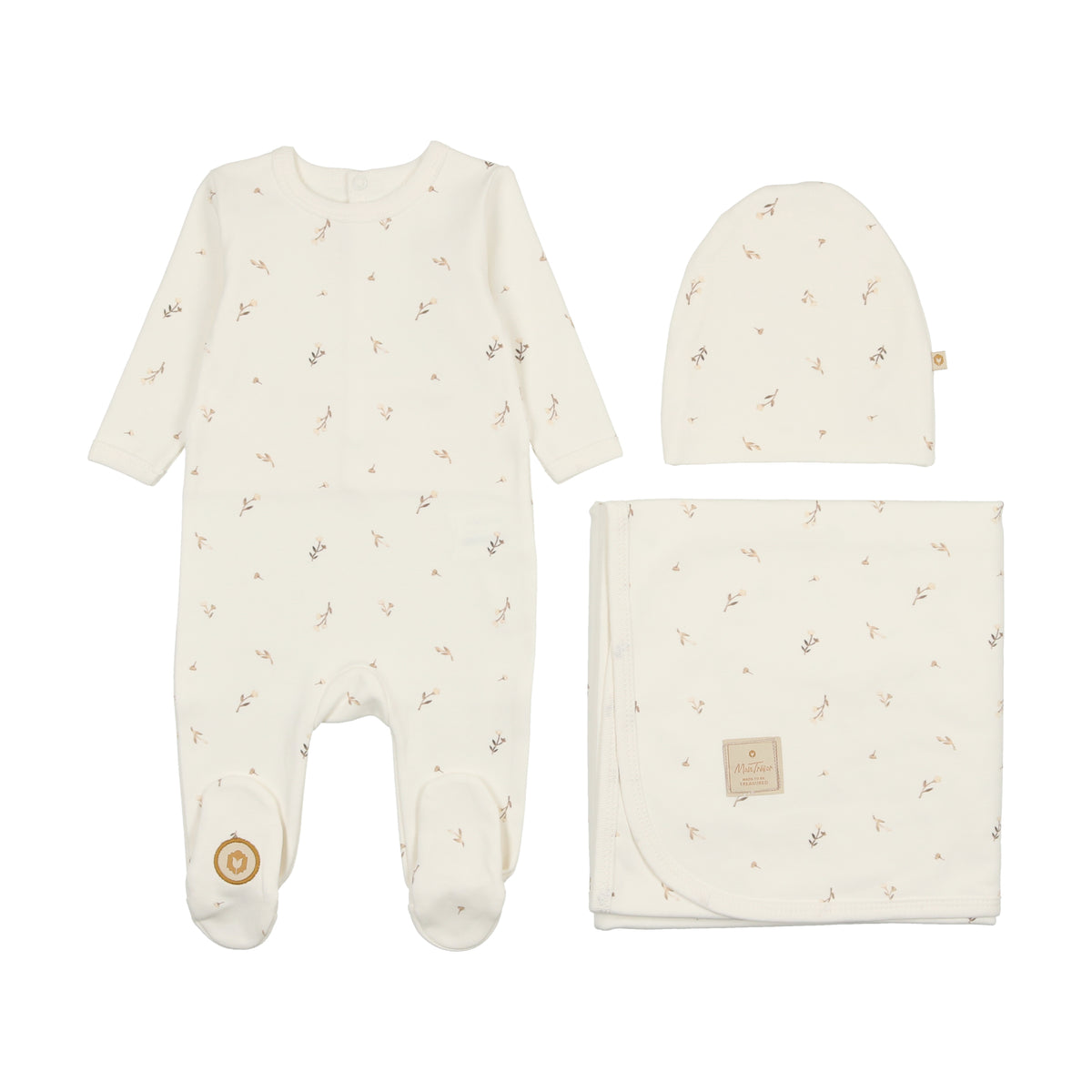 Natures Print Layette Set