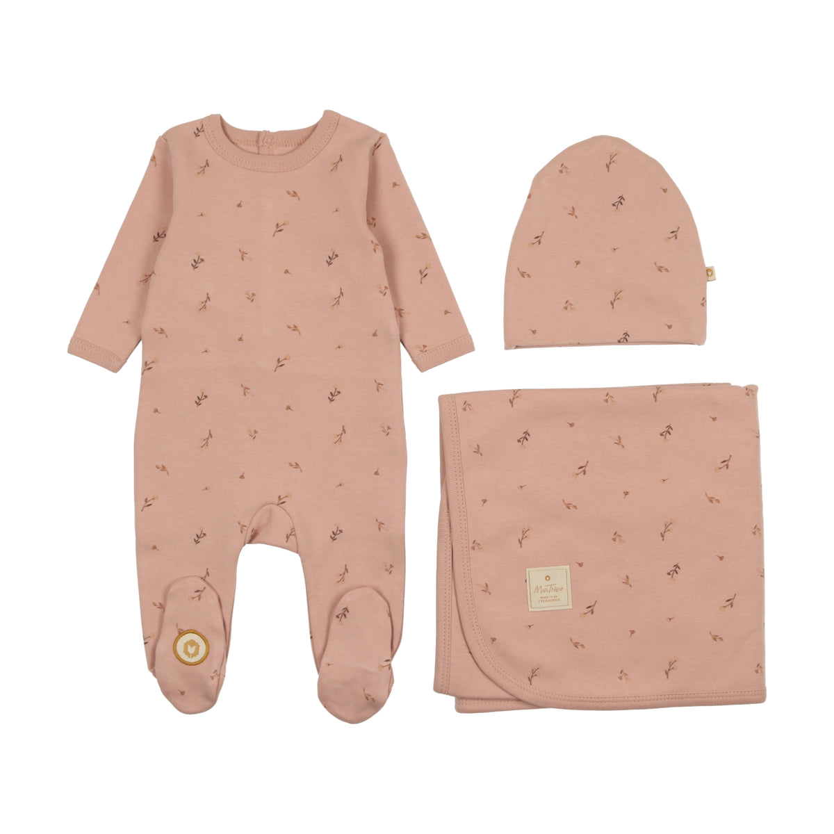 Natures Print Layette Set