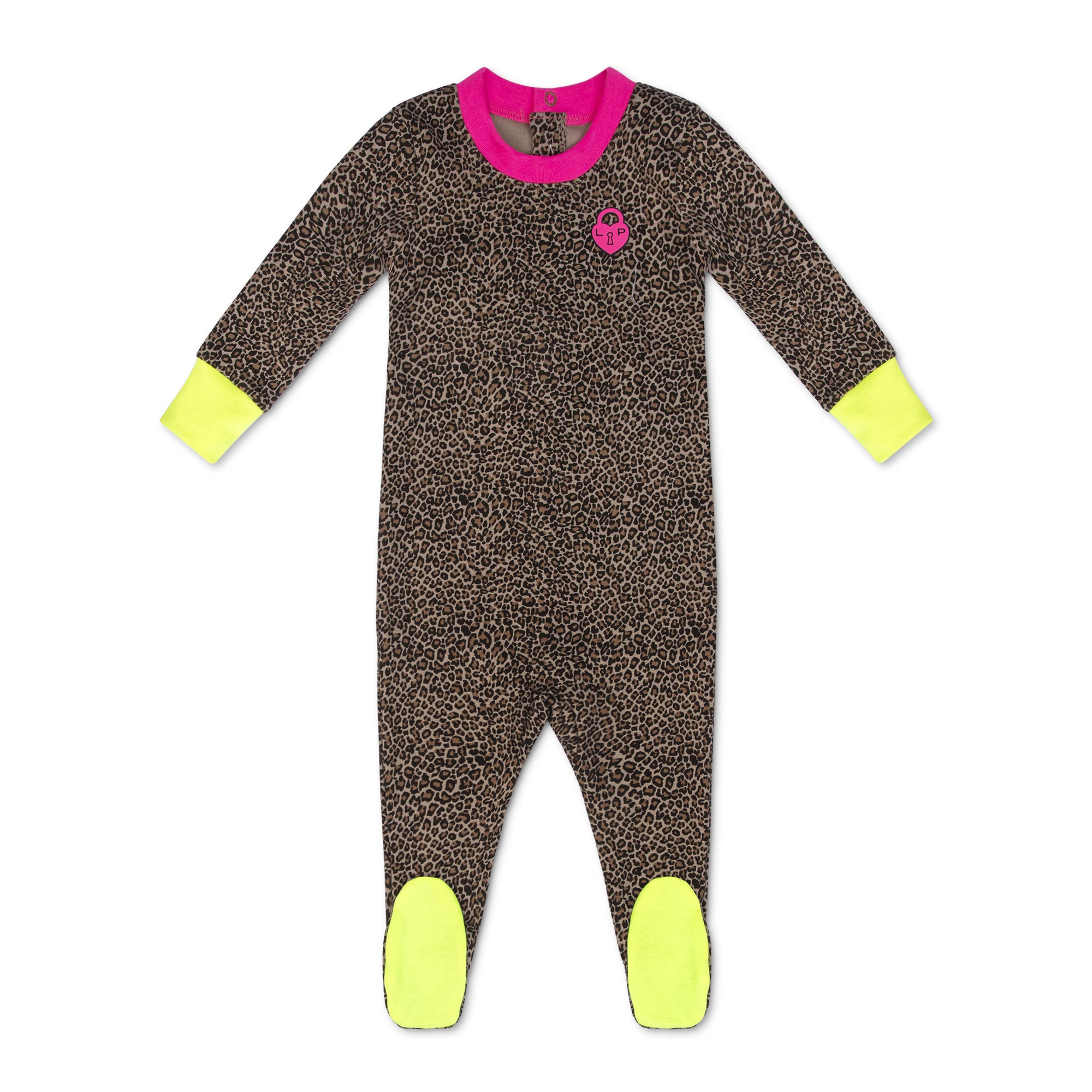 Little Parni Leopard Footie & Hat