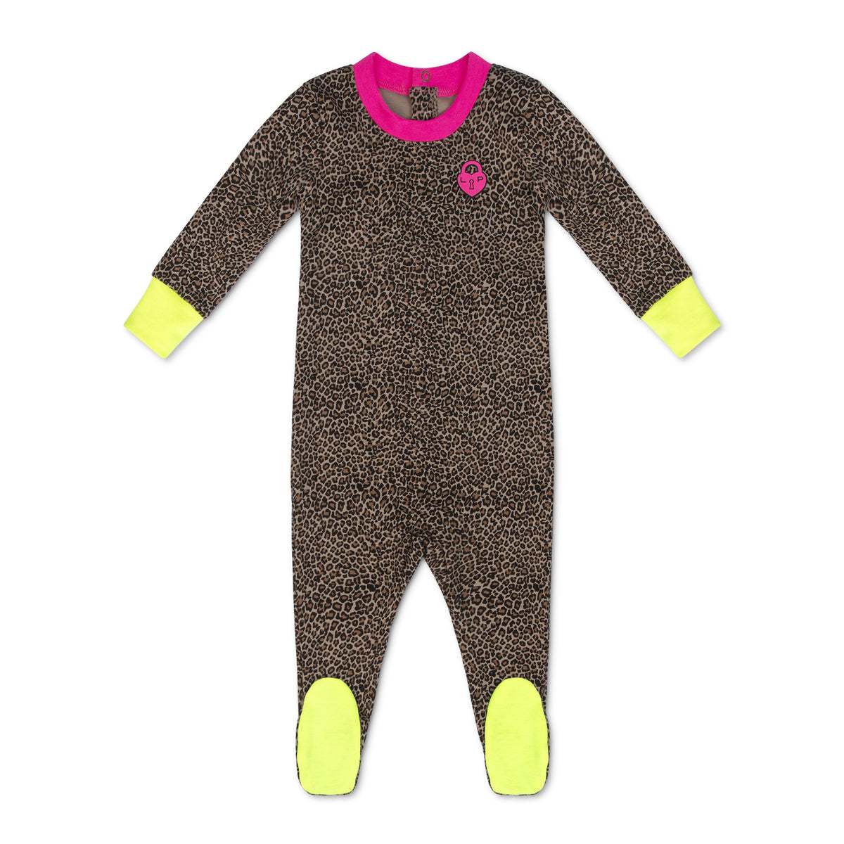 Little Parni Leopard Footie & Hat