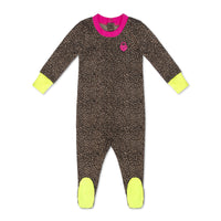 Little Parni Leopard Footie & Hat