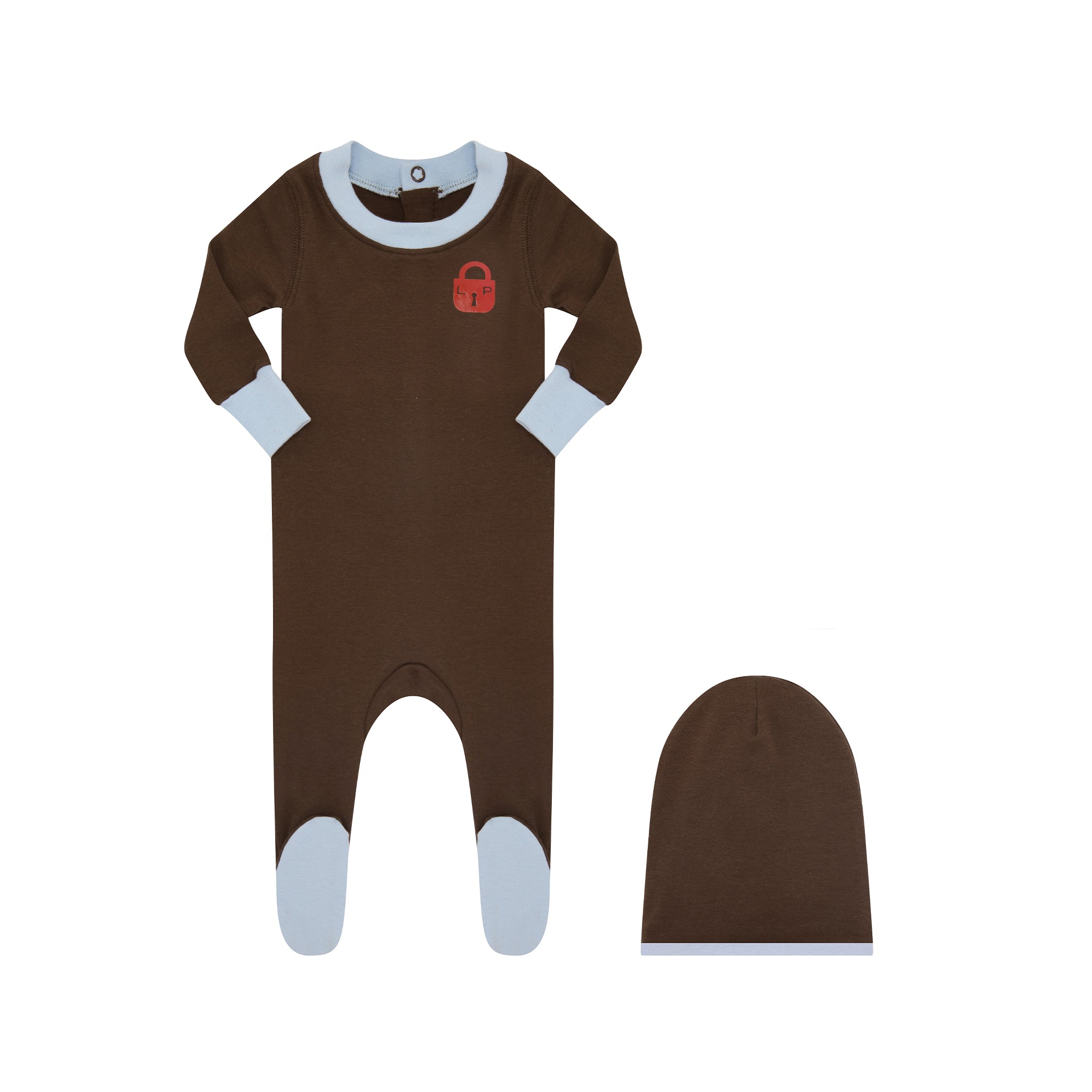 Chestnut Locket Footie