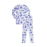 Ivory/Blue