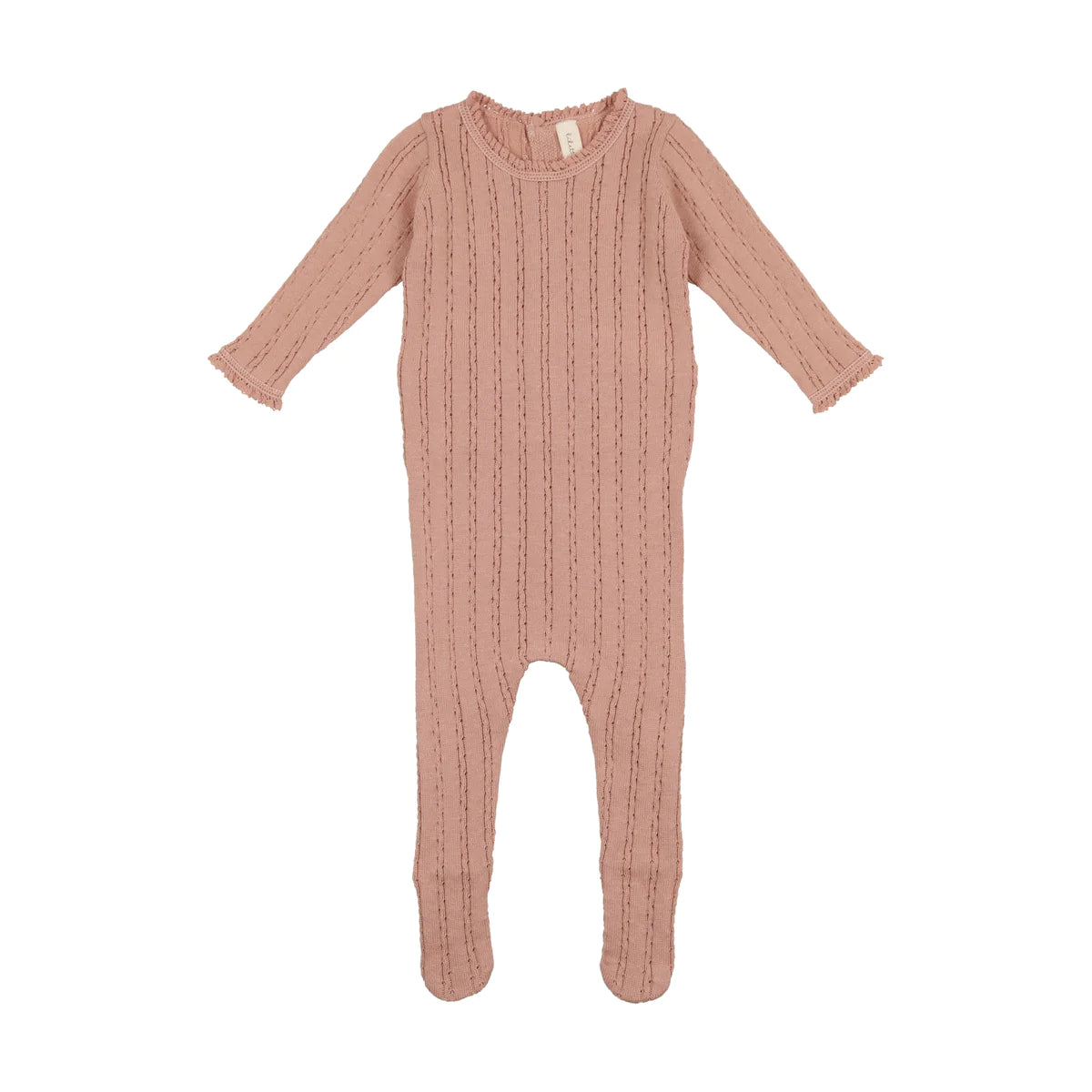 Pointelle Knit Footie