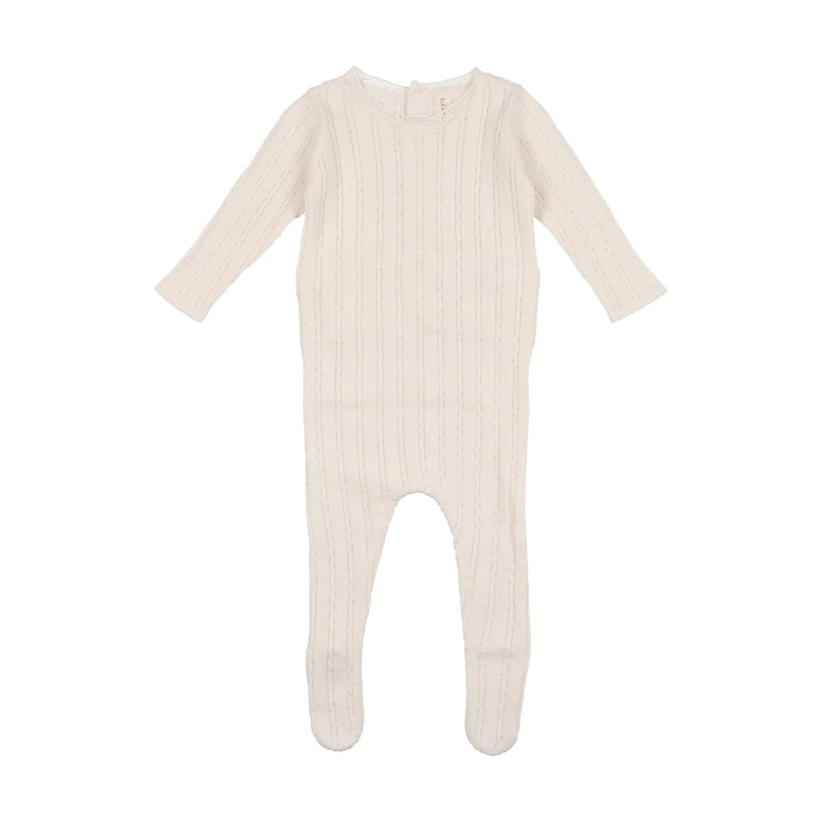 Pointelle Knit Footie