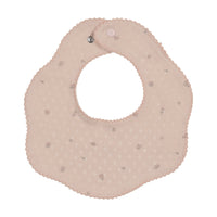 Pointelle Flowers Bib