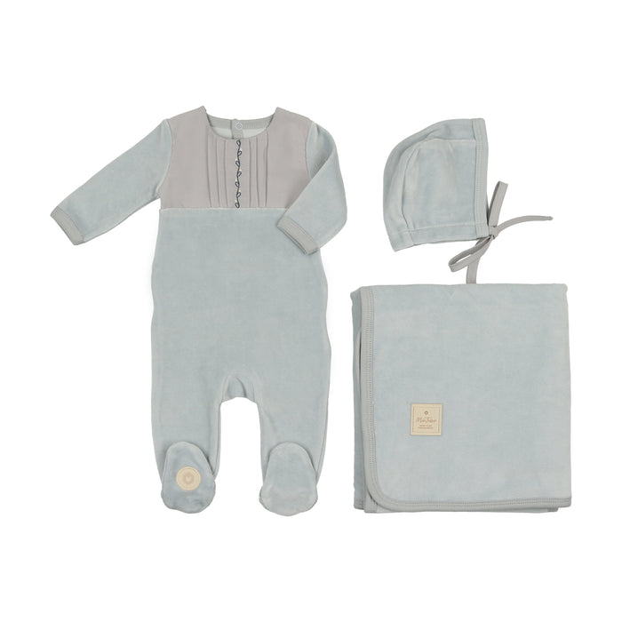 Poplin Pleats Layette Set