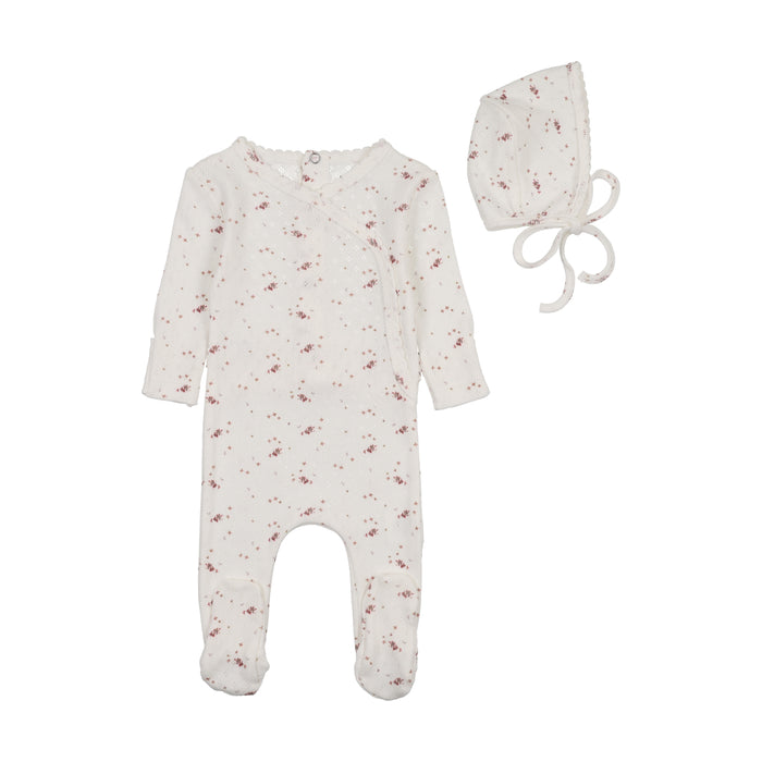 Pretty Petal Footie & Hat