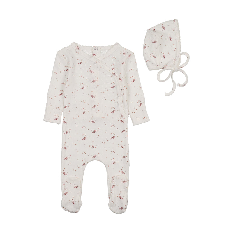 Pretty Petal Footie & Hat