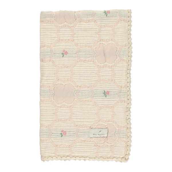 Cleo Vintage Wallpaper Floral Blanket