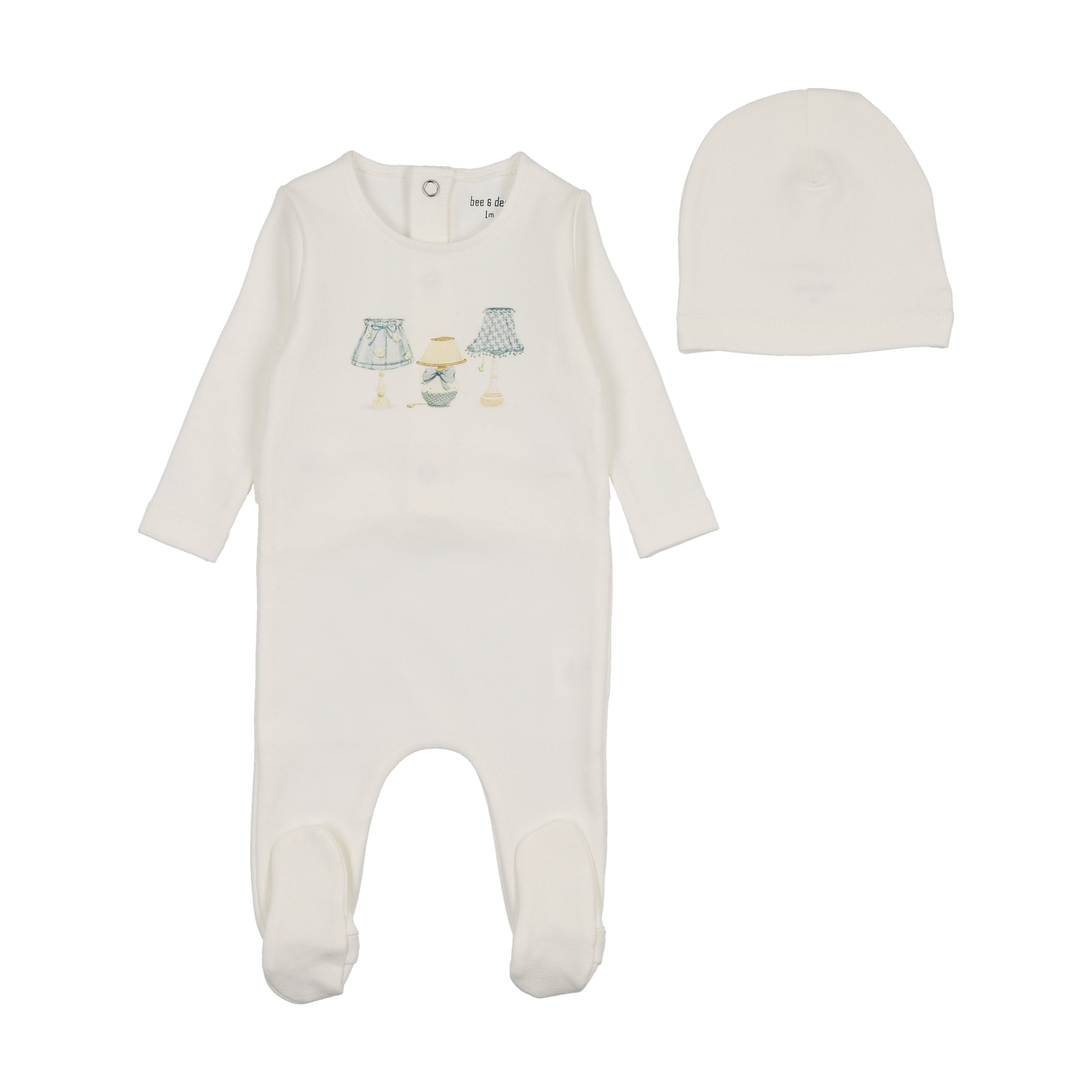 Shades of Baby Footie & Beanie