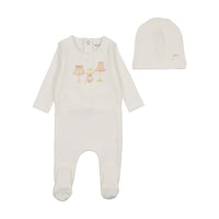 Shades of Baby Footie & Beanie