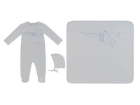 Spring Velour Layette Set