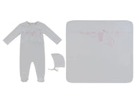 Spring Velour Layette Set