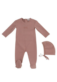Bebe Footie & Bonnet