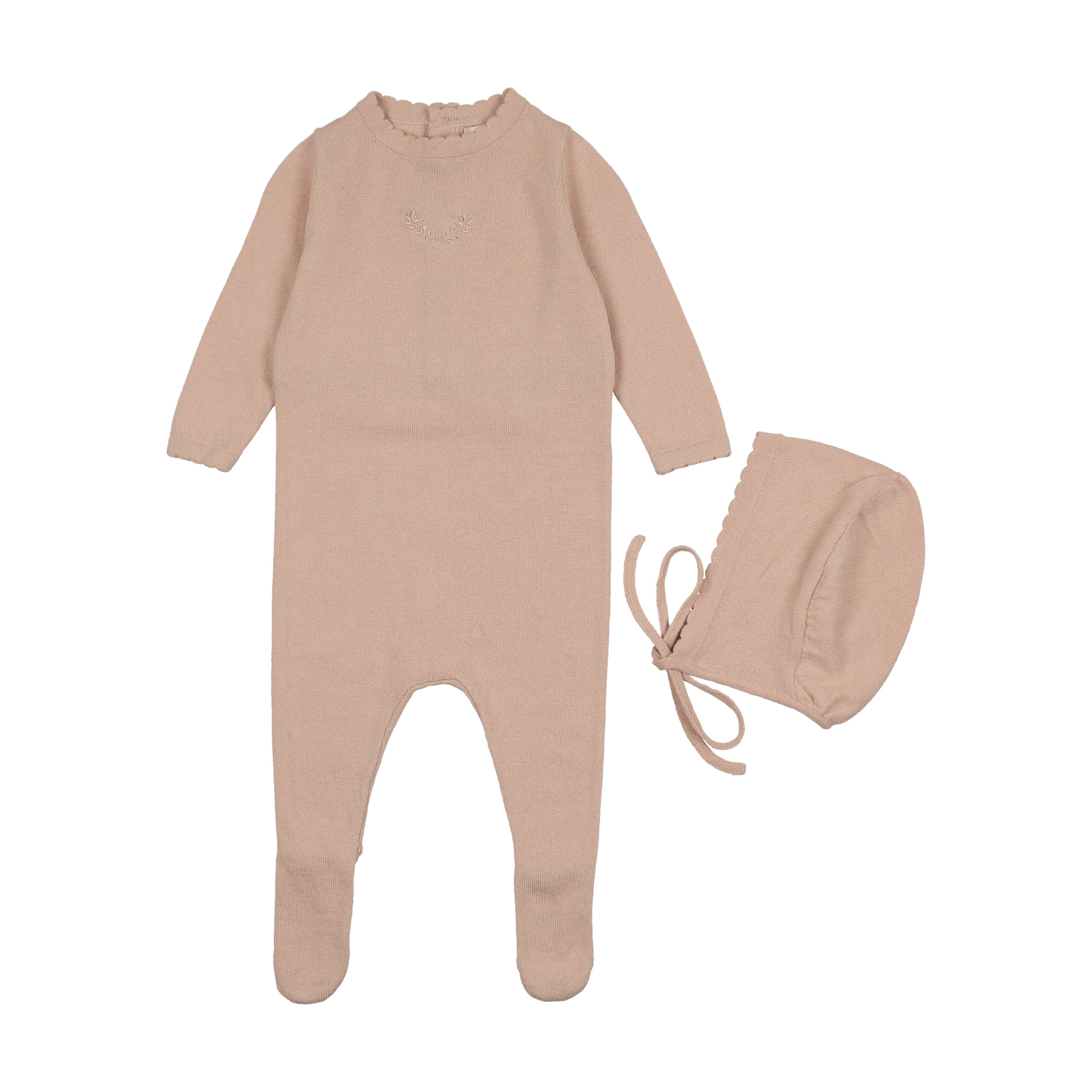 Signature Knit Footie & Bonnet