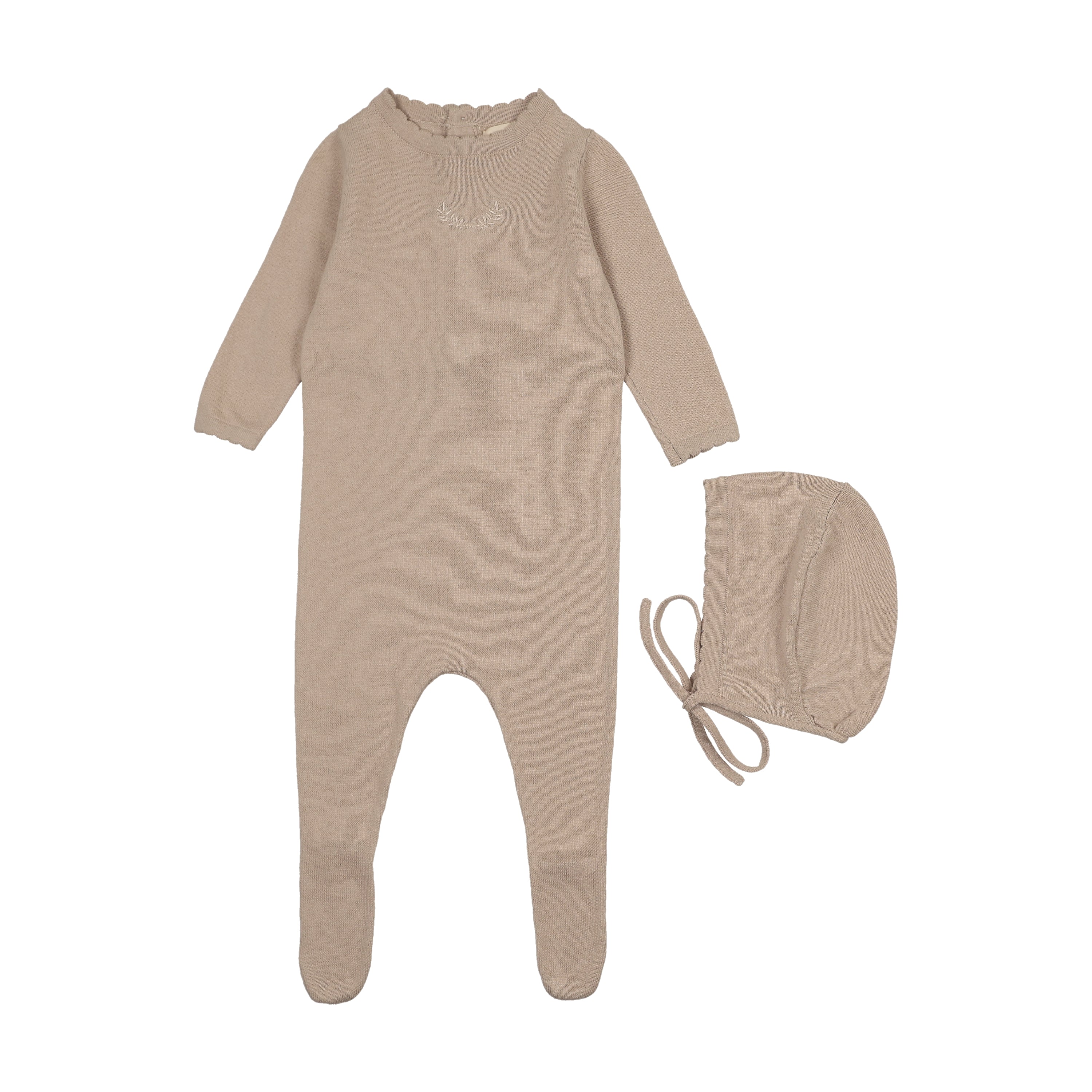 Signature Knit Footie & Bonnet