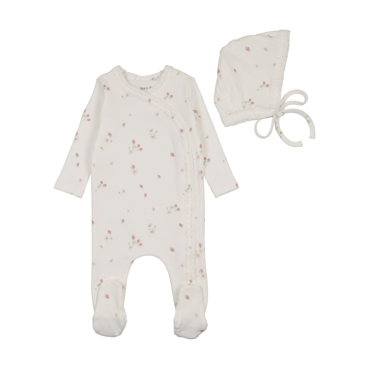 Sweet Berry Footie & Bonnet