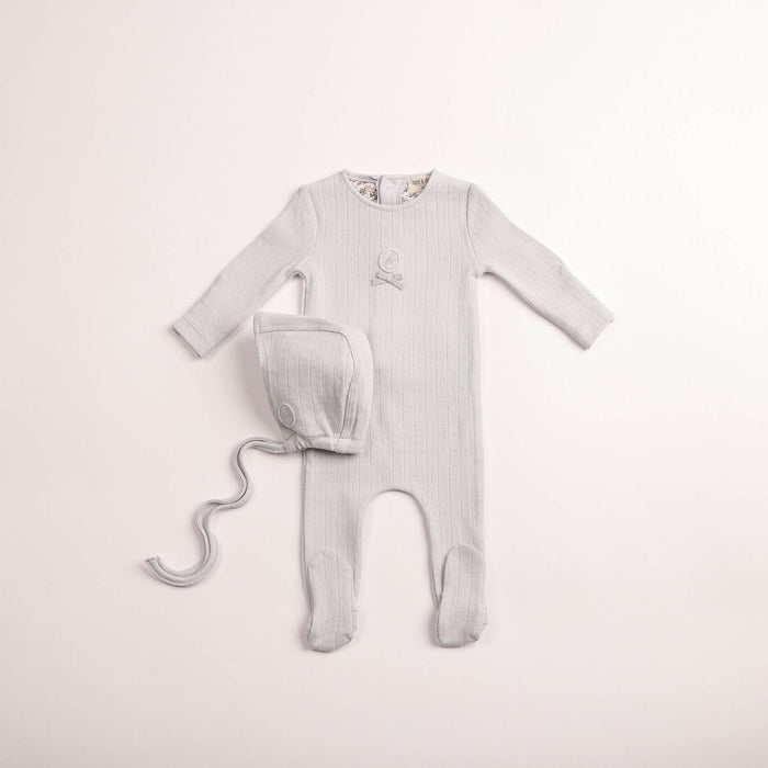 Sweet Classic Pointelle Footie & Beanie