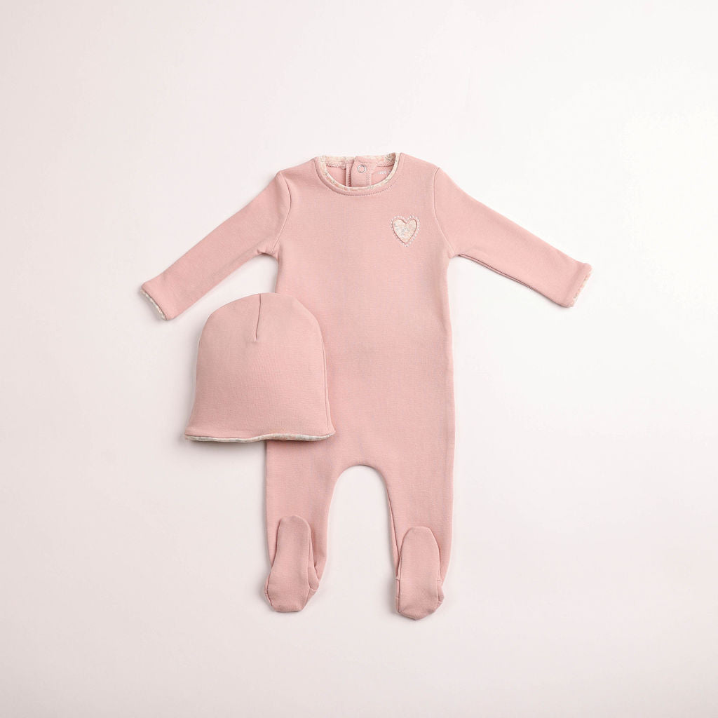 Sweet Cutout Footie & Beanie