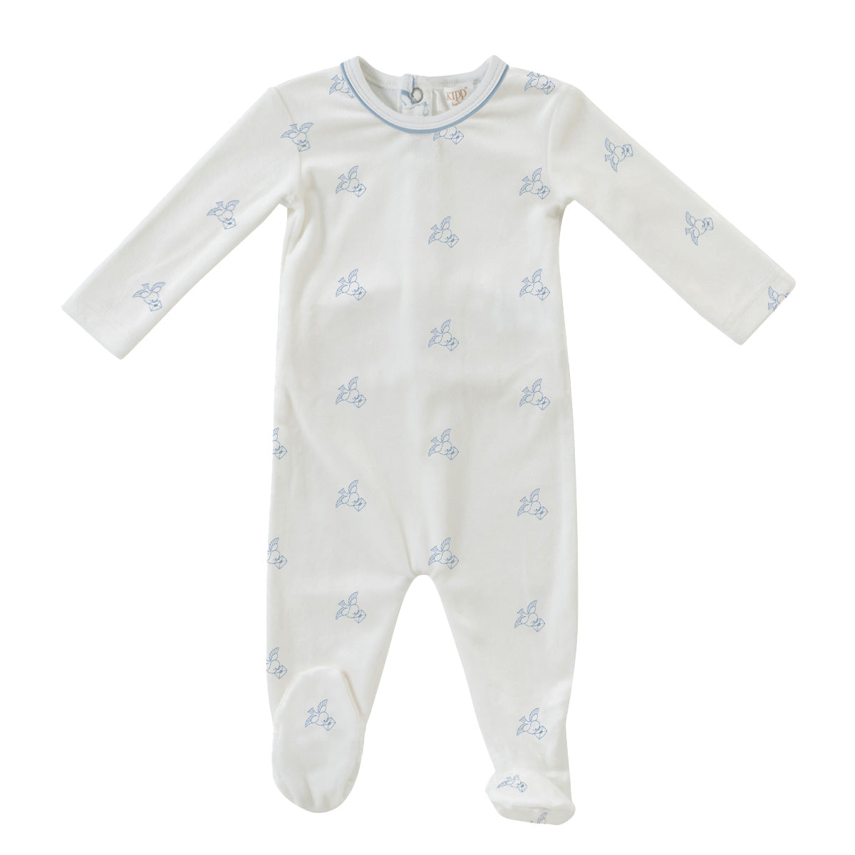 Flying Feathers Pattern Footie