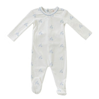 Flying Feathers Pattern Footie