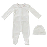 Flying Feathers Pattern Footie