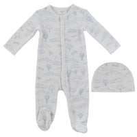 Cloud Nine Terry Footie & Hat